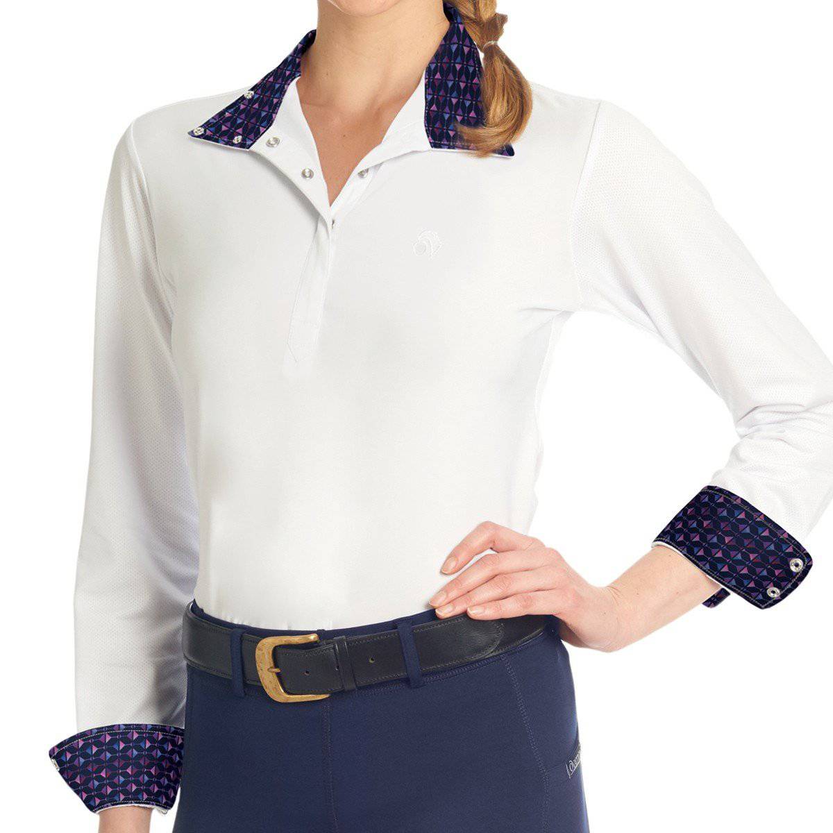 Ovation Jorden Qtr Snap Ladies Tech Show Shirt - Image 11