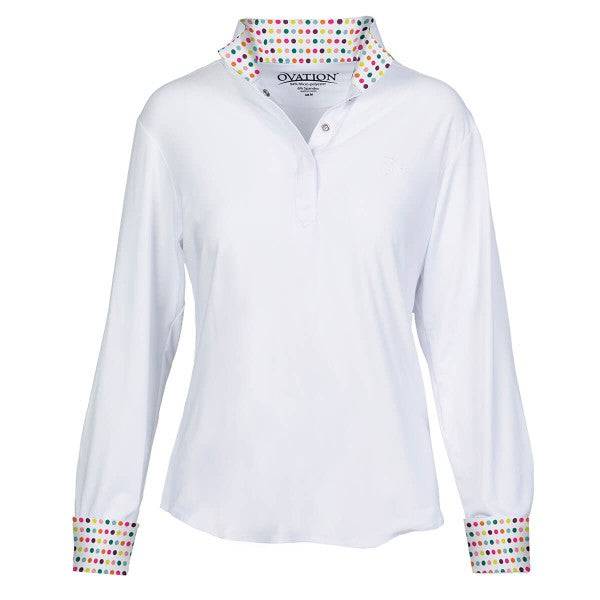 Ovation Jorden Qtr Snap Ladies Tech Show Shirt - Image 4