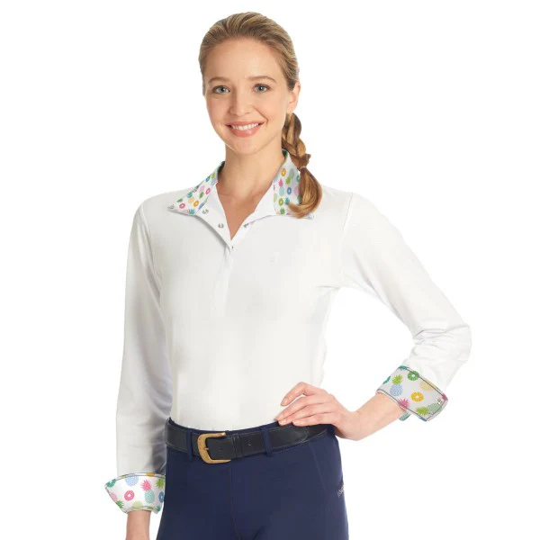 Ovation Jorden Qtr Snap Ladies Tech Show Shirt - Image 7