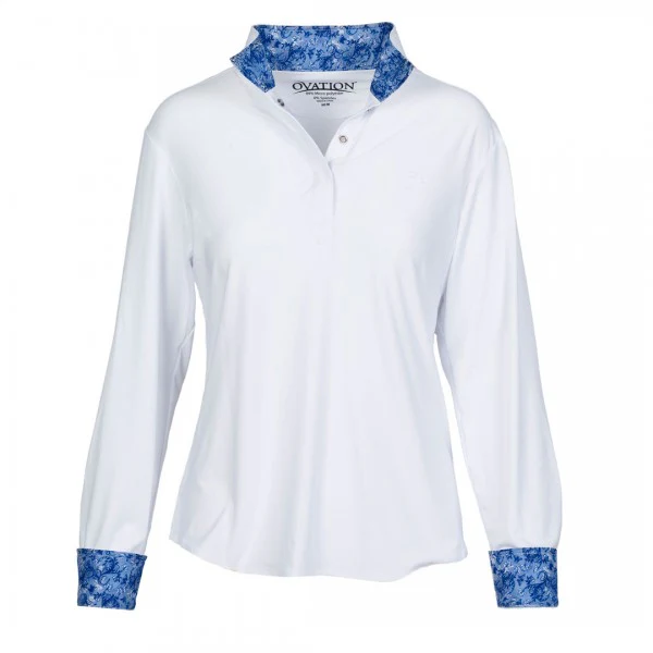 Ovation Jorden Qtr Snap Ladies Tech Show Shirt - Image 8
