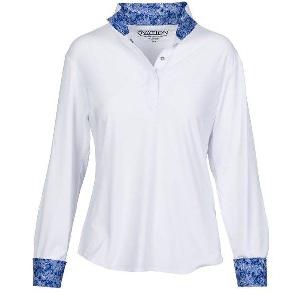 Ovation Jorden Qtr Snap Ladies Tech Show Shirt - Image 9