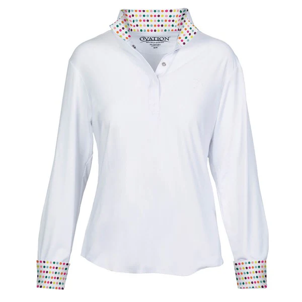 Ovation Jorden Qtr Snap Ladies Tech Show Shirt - Image 6