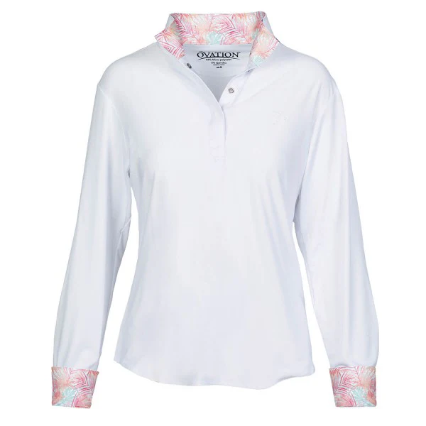 Ovation Jorden Qtr Snap Ladies Tech Show Shirt - Image 10
